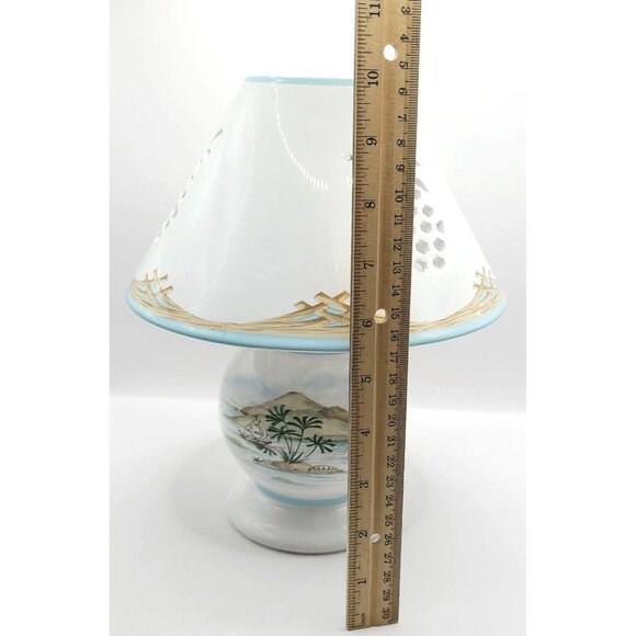 Lenox British Colonial Candle Lamp Pineapple Design Tropical Nautical - Picture 9 of 10